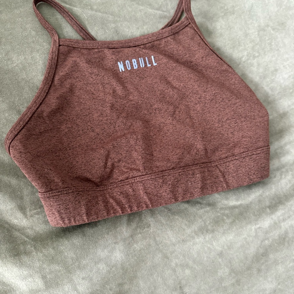 NOBULL Dusty Rose High Neck Sports Bra